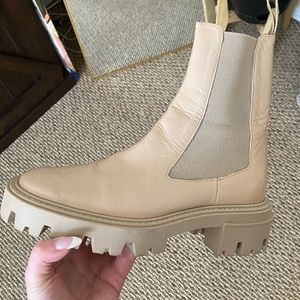 Zara tan booties